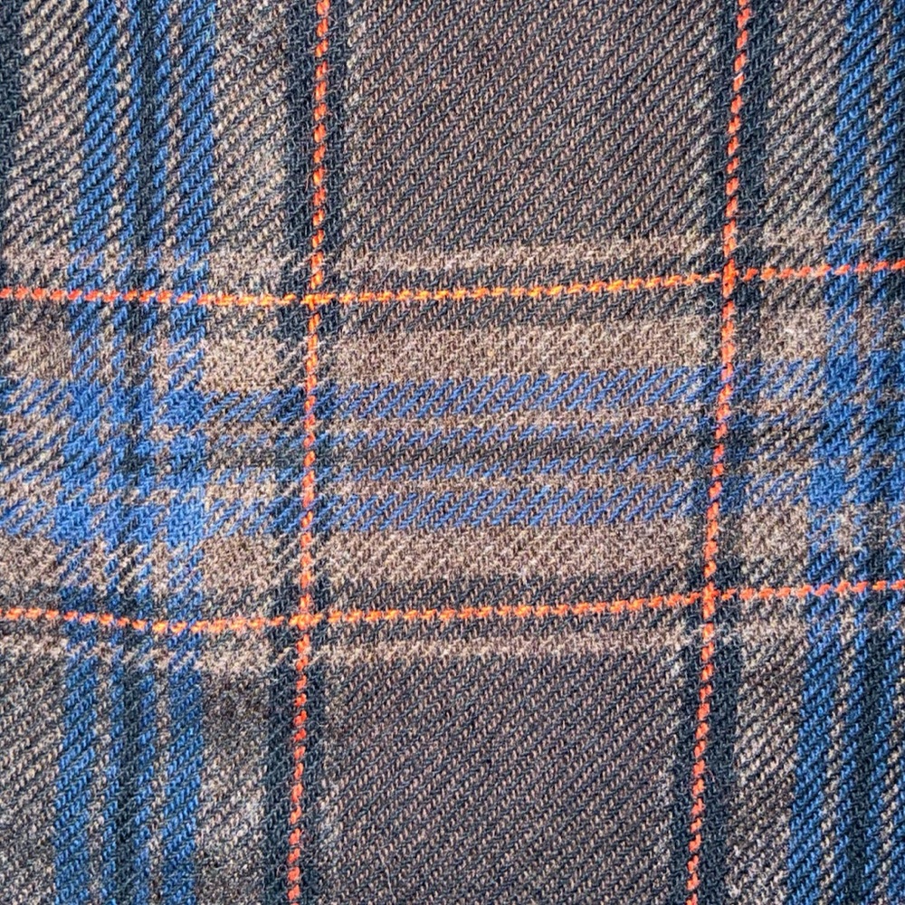 Vintage 90s Y2K Esprit Wool Blend Plaid Mini Skirt Academia Mod Twee Vibes - Picture 3 of 4